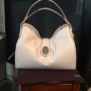 Coach Cream Leather Handbag